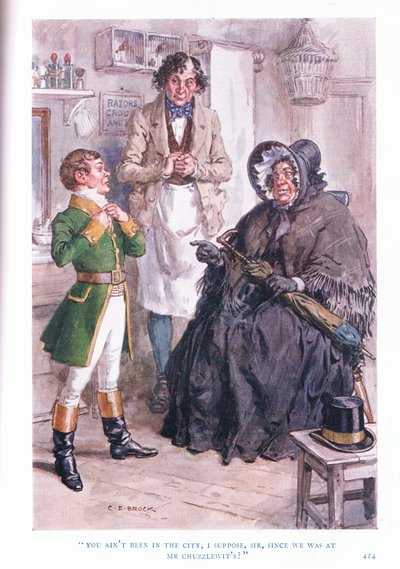 Sie waren wohl nicht in der Stadt, seit wir bei Mr. Chuzzlewit waren. von Charles Edmund Brock